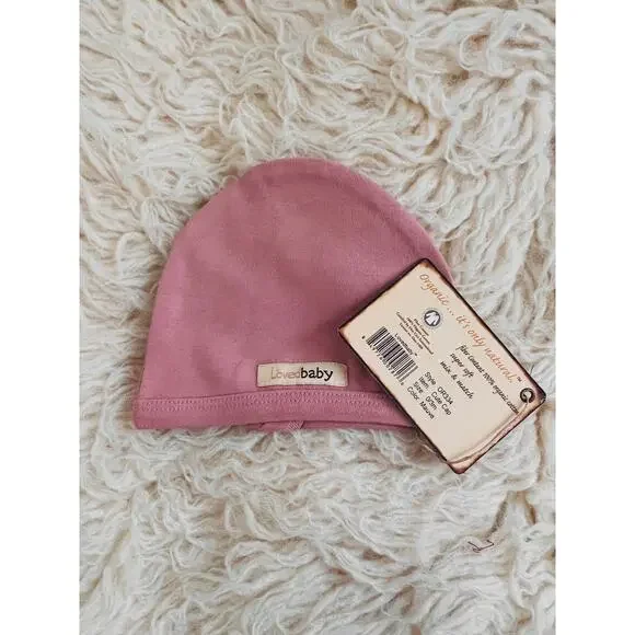 L’ovedbaby Organic Cotton Mauve & Stripe 4pc Lot 0–6M NWT - Picture 6 of 6